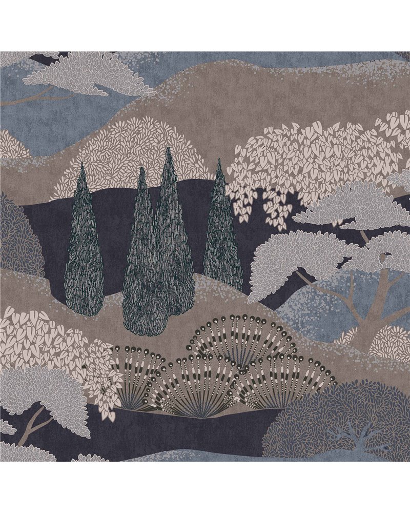 Jardin Japones Añil A00624 Jardin Japones Añil A00624