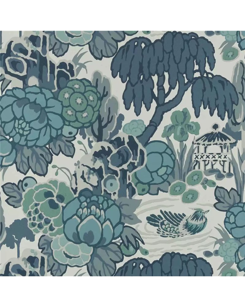 Mandarin Garden Mist Blue 2311-169-01 Mandarin Garden Mist Blue 2311-169-01