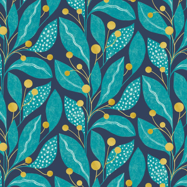 Berry Dot Ink & Azure GRA50133W