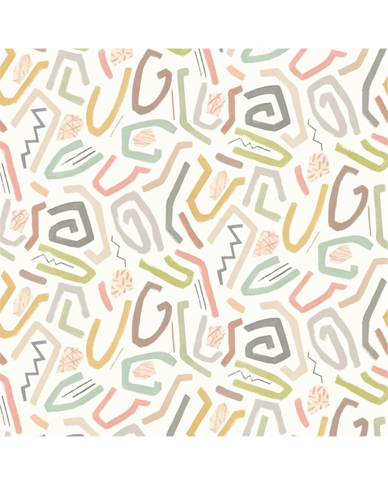 Squiggle Laurel & Sand ABS50124W Squiggle Laurel & Sand ABS50124W