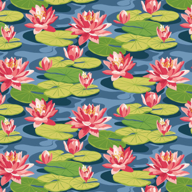 Waterlily Midnight Rouge IKA50104W