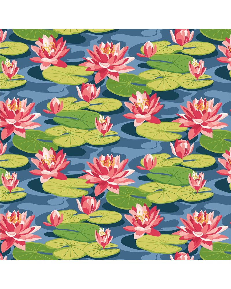 Waterlily Midnight Rouge IKA50104W Waterlily Midnight Rouge IKA50104W