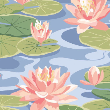 Waterlily Cornflower IKA50103W