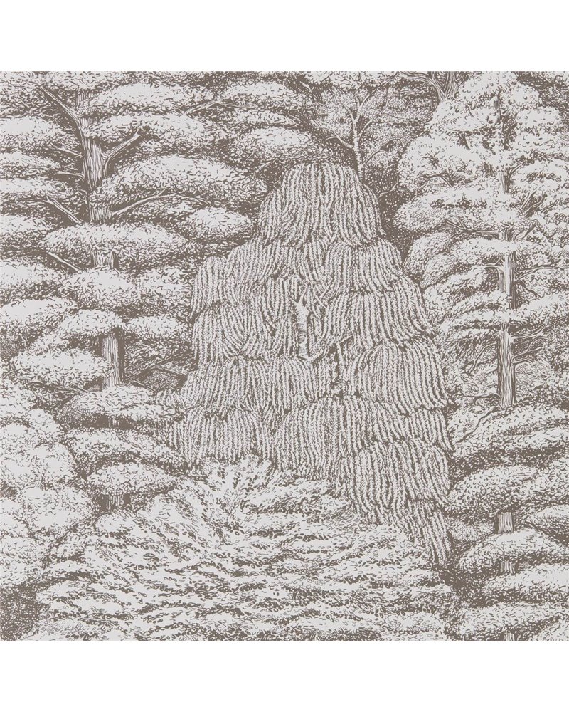 Woodland Toile Ivory Charcoal DWOW215716 Woodland Toile Ivory Charcoal DWOW215716