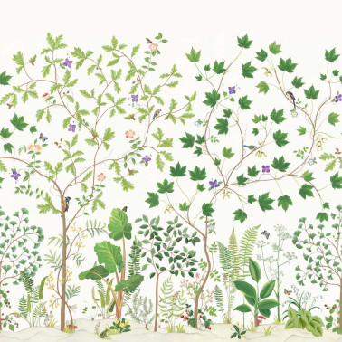 Sycamore And Oak Botanical Green DABW217211
