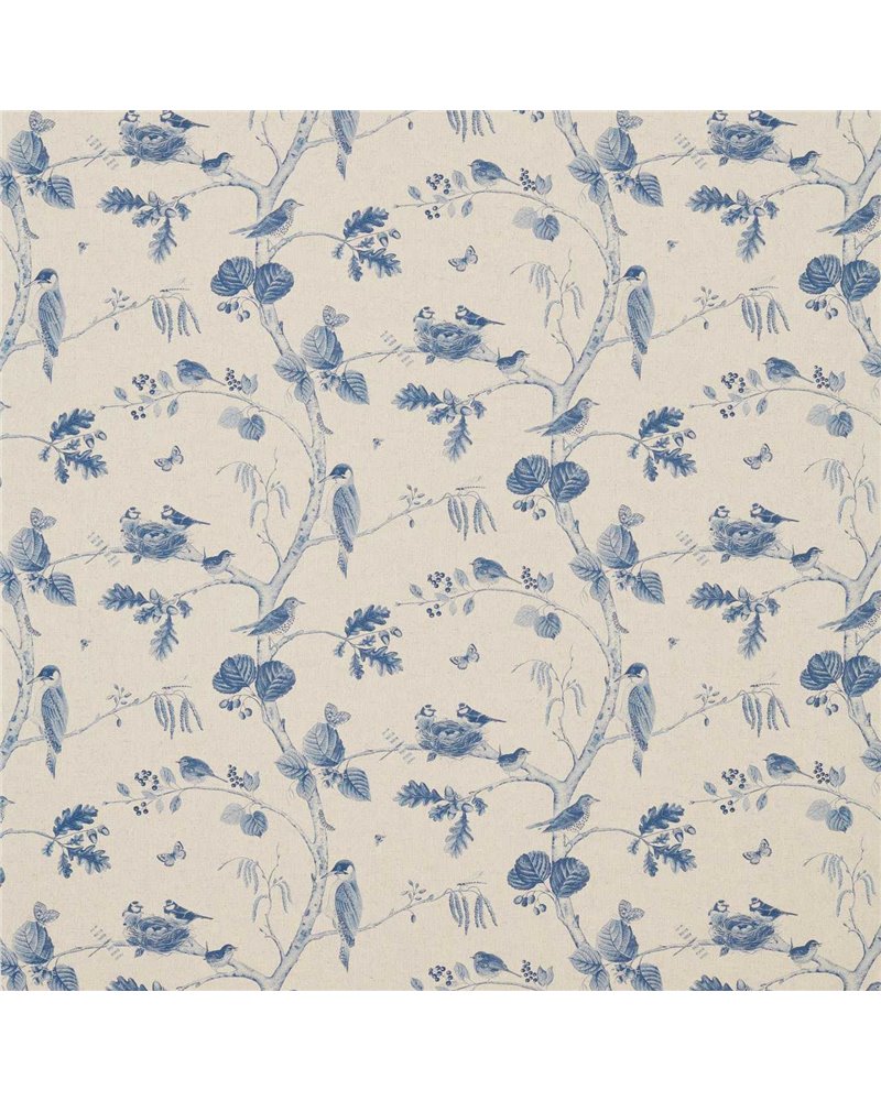 Woodland Chorus Indigo Linen DWOW225510 Woodland Chorus Indigo Linen DWOW225510