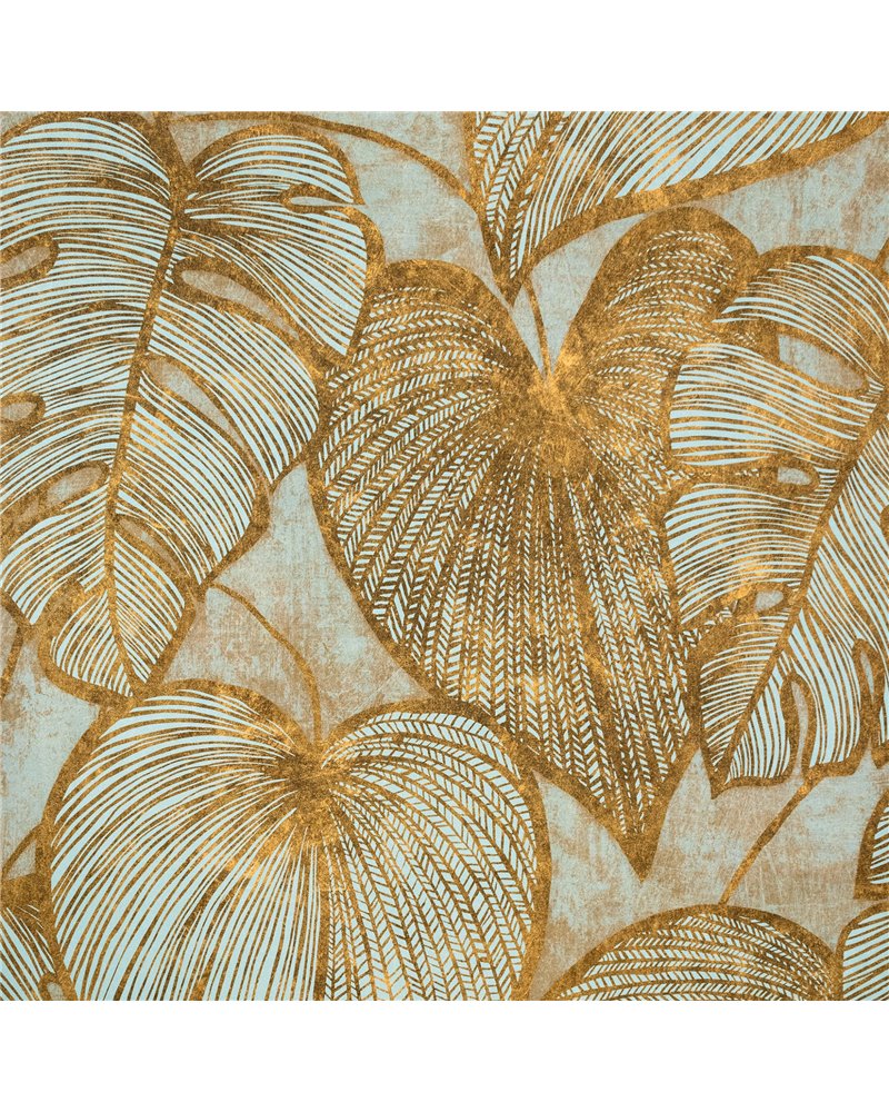 Monstera Gold Teal 26943 Monstera Gold Teal 26943
