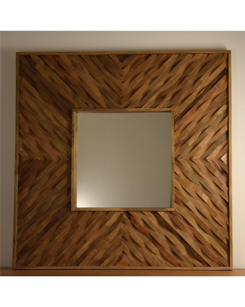ESPEJO MADERA CUADRADO REF. 34SM2556 ESPEJO MADERA CUADRADO REF. 34SM2556