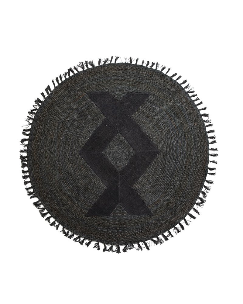 TEPPICH 200X200 JUTE SCHWARZ REF.-82017-00 TEPPICH 200X200 JUTE SCHWARZ REF.-82017-00