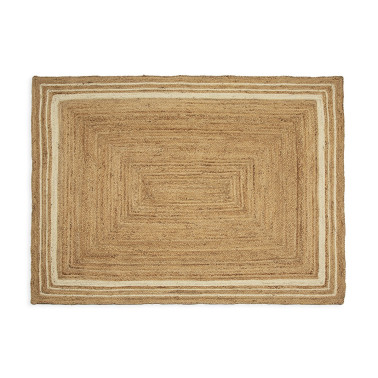 ALFOMBRA 200X250 YUTE NATURAL/BLANCO REF.-80938-00