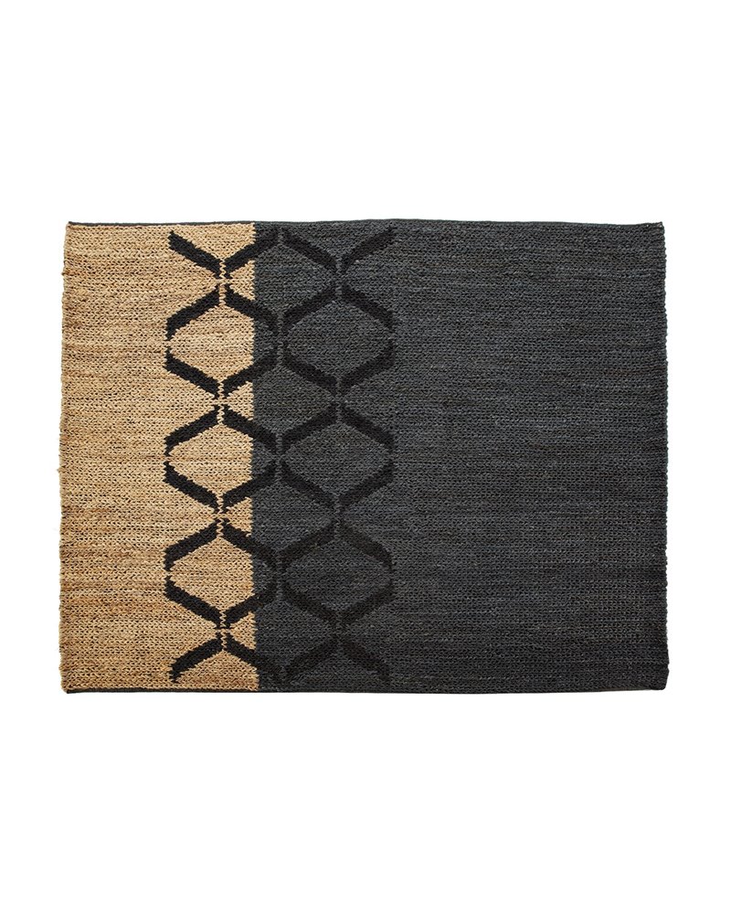 TAPPETO 200X250 JUTA NERO/NATURALE RIF.-82002-00 TAPPETO 200X250 JUTA NERO/NATURALE RIF.-82002-00