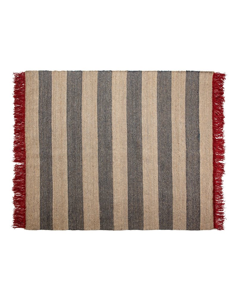 ALFOMBRA 240X300 YUTE NATURALGRISROJO REF.-82011-00 ALFOMBRA 240X300 YUTE NATURALGRISROJO REF.-82011-00