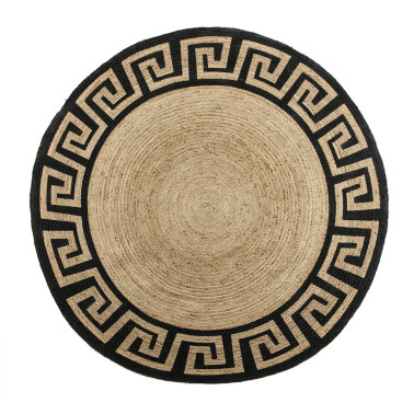 TAPPETO 250X1X250 JUTA NATURALBLACK RIF.-80928-00