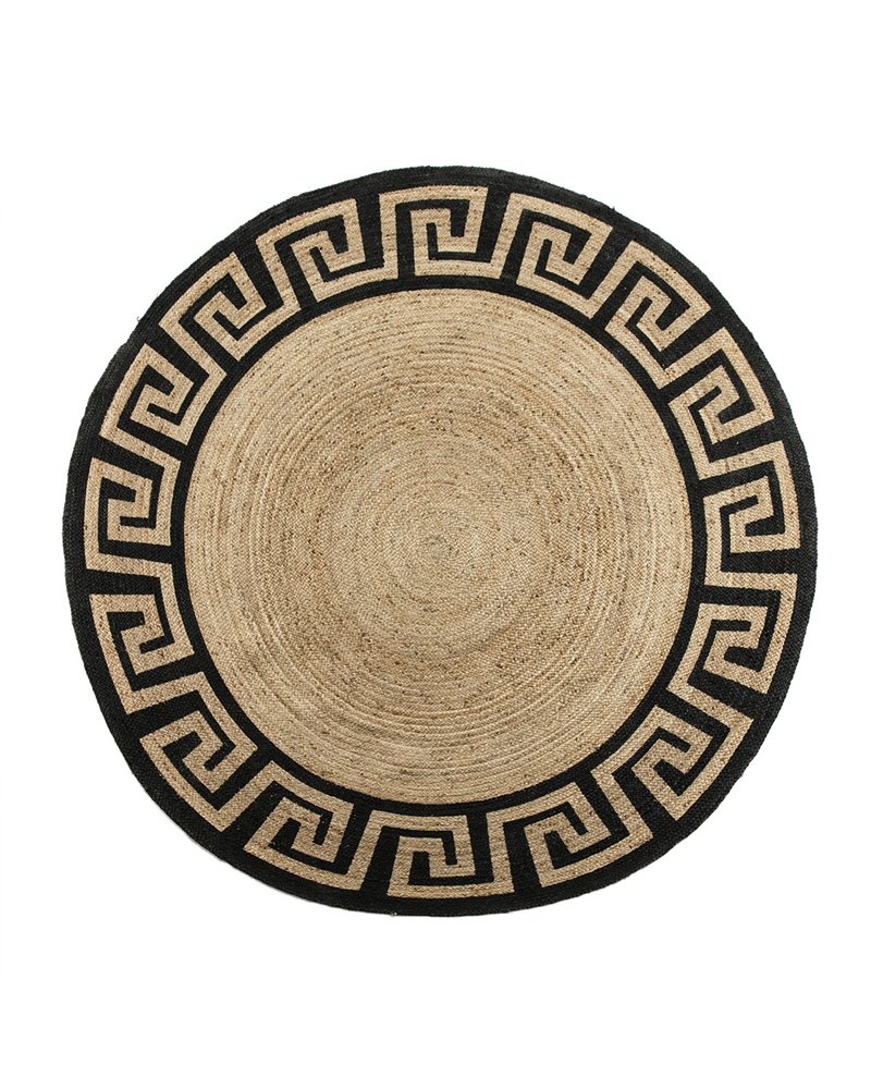 RUG 250X1X250 JUTE NATURALBLACK REF.-80928-00 RUG 250X1X250 JUTE NATURALBLACK REF.-80928-00