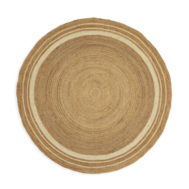 TAPPETO 250X250 JUTA NATURALE/BIANCO RIF.-80939-00