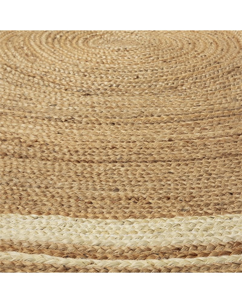 TAPPETO 250X250 JUTA NATURALE/BIANCO RIF.-80939-00