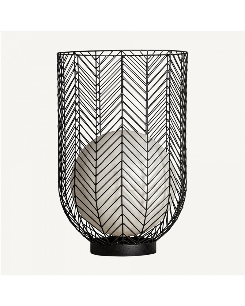 LÁMPARA DE PIE PLISSÉ METAL REF.-31322 LÁMPARA DE PIE PLISSÉ METAL REF.-31322