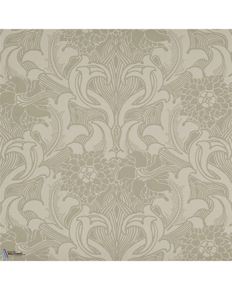 Dahlia Scroll French Grey 0263DAFRENC Dahlia Scroll French Grey 0263DAFRENC