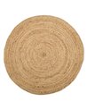 TAPPETO IN JUTA NATURALE DECORATO 100 X 100 X 1 CM RIF.-106828