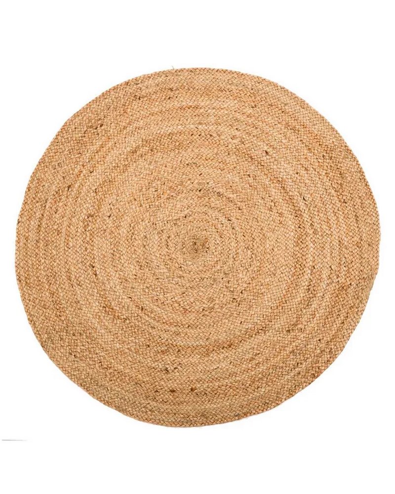 ALFOMBRA NATURAL YUTE DECORACIÓN 120 X 120 X 1 CM REF.-106829 ALFOMBRA NATURAL YUTE DECORACIÓN 120 X 120 X 1 CM REF.-106829