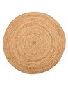 TAPIS DE JUTE NATUREL DÉCORATION 200 X 200 X 1 CM REF.-106831