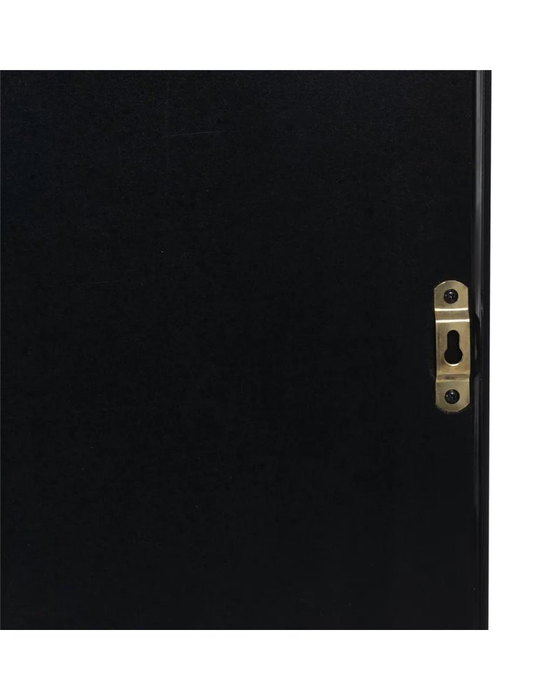 ESPEJO VESTIDOR NEGRO ALUMINIO-CRISTAL 56 X 3 X 165 CM R-608827