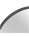 ESPEJO ESTANTE NEGRO METAL DECORACIÓN 51 X 14 X 80 CM R-603788