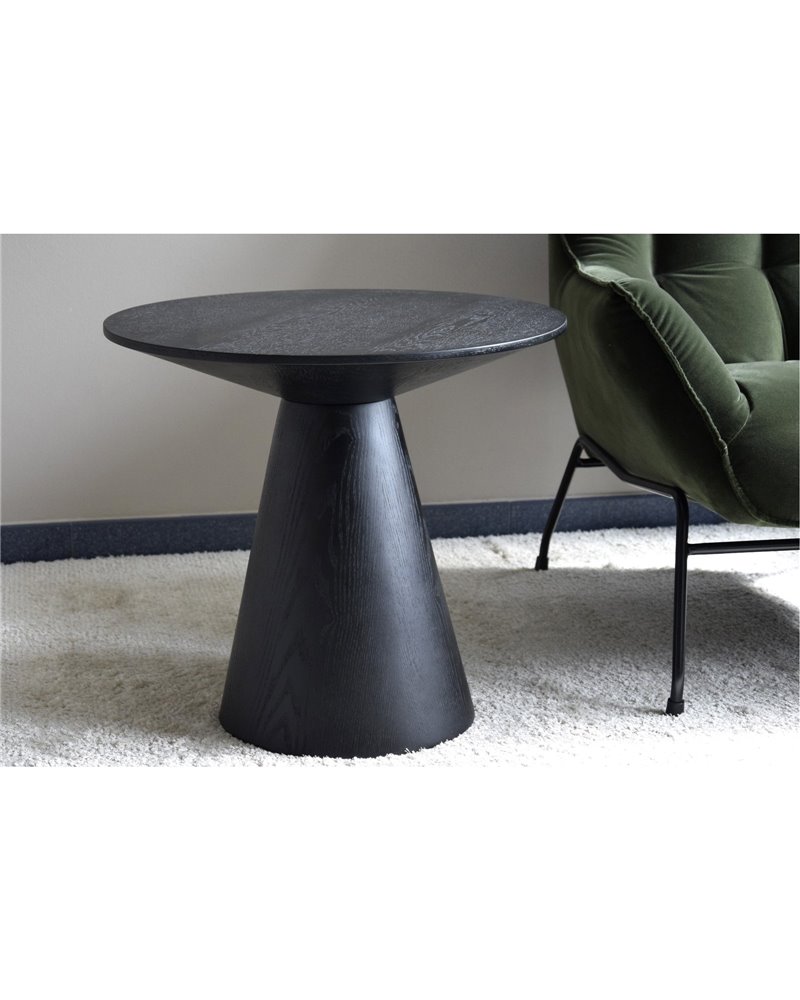 MESA AUX REDONDA FRESNO NEGRO MATE REF. 34AC652N MESA AUX REDONDA FRESNO NEGRO MATE REF. 34AC652N