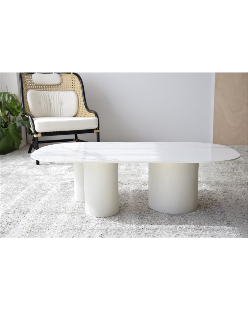 MESA DE CENTRO NORTE BLANCO GRIS REF. 34AC22535 MESA DE CENTRO NORTE BLANCO GRIS REF. 34AC22535
