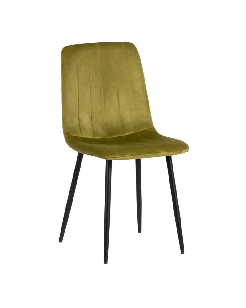 SILLA VERDE OLIVA METAL SALÓN 55 X 44 X 88,50 CM REF.606144 SILLA VERDE OLIVA METAL SALÓN 55 X 44 X 88,50 CM REF.606144