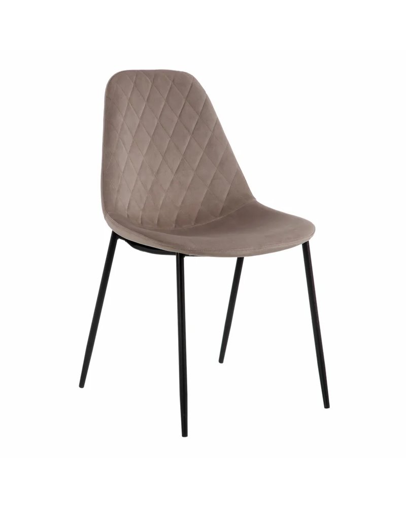 SILLA GRIS TEJIDO-METAL SALÓN 46 X 51 X 83,50 CM REF.601308 SILLA GRIS TEJIDO-METAL SALÓN 46 X 51 X 83,50 CM REF.601308