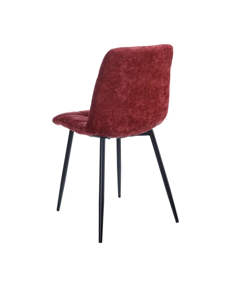 SILLA BURDEOS TEJIDO-METAL SALÓN 44 X 42 X 89 CM REF.154411