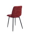 SILLA BURDEOS TEJIDO-METAL SALÓN 44 X 42 X 89 CM REF.154411