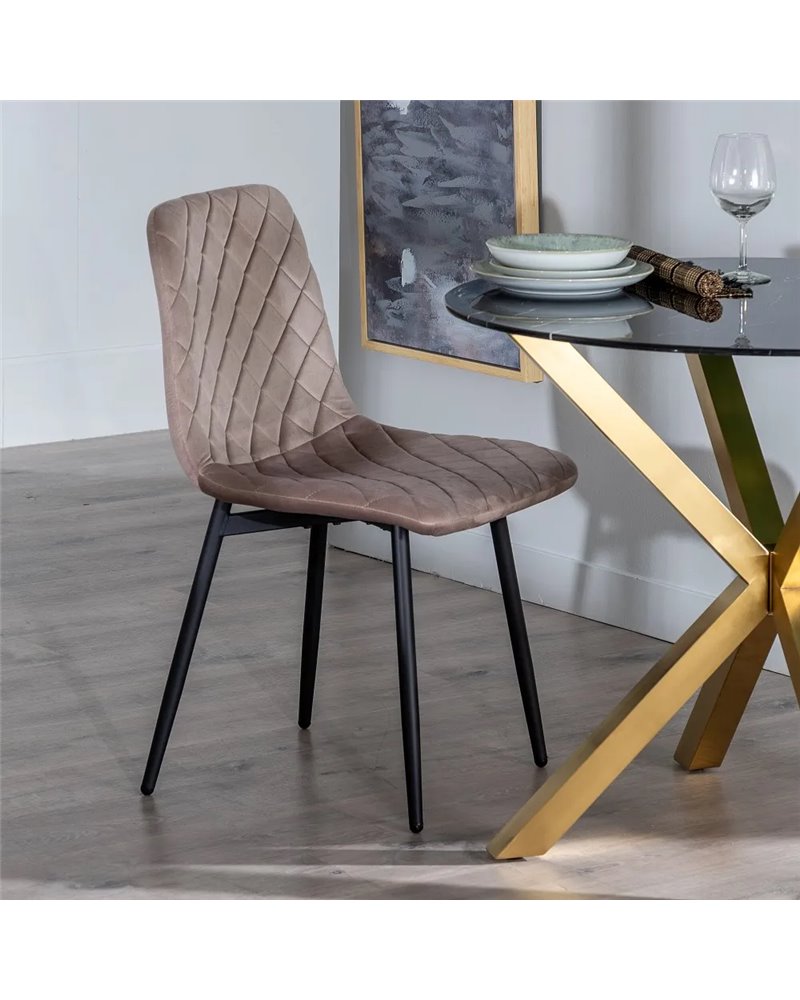 SILLA CHAMPÁN DM-METAL 44 X 55 X 86 CM REF.605225