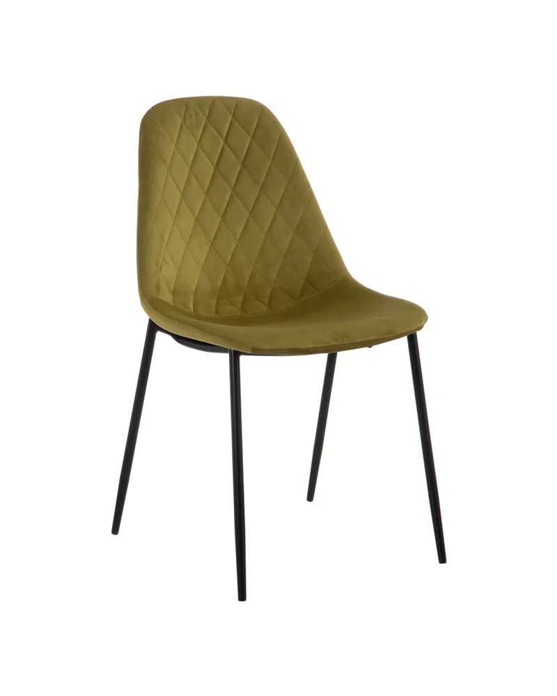 SILLA VERDE TEJIDO-METAL SALÓN 46 X 51 X 83,50 CM REF.601310 SILLA VERDE TEJIDO-METAL SALÓN 46 X 51 X 83,50 CM REF.601310