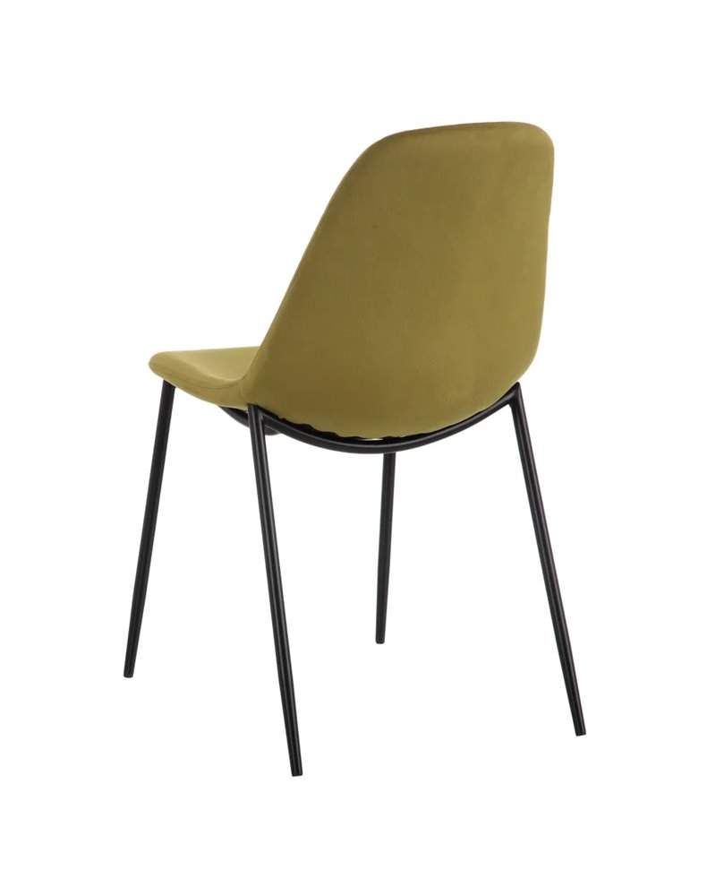SILLA VERDE TEJIDO-METAL SALÓN 46 X 51 X 83,50 CM REF.601310