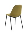 SILLA VERDE TEJIDO-METAL SALÓN 46 X 51 X 83,50 CM REF.601310