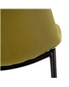 SILLA VERDE TEJIDO-METAL SALÓN 46 X 51 X 83,50 CM REF.601310