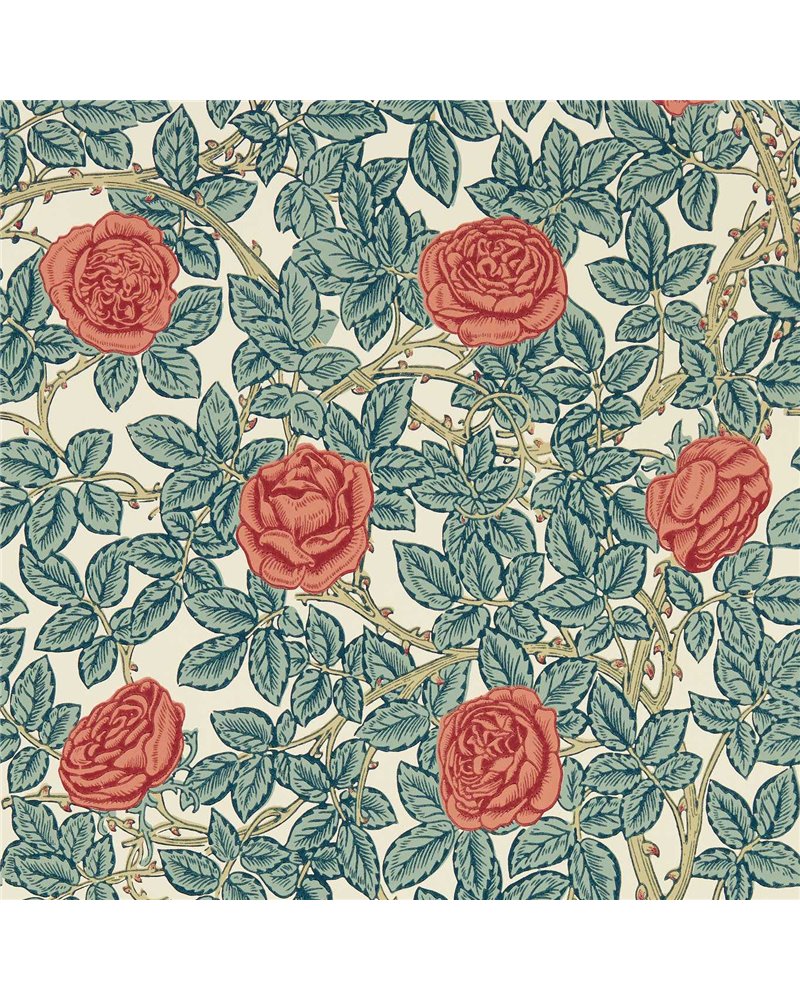Rambling Rose Emery Blue Spring Thicket MEWW217206 Rambling Rose Emery Blue Spring Thicket MEWW217206