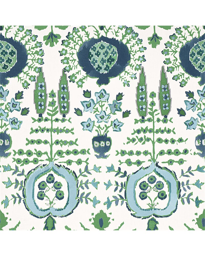 Mendoza Suzani Blue and Green On White F916240 Mendoza Suzani Blue and Green On White F916240
