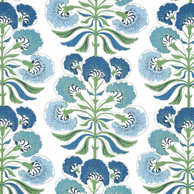 Tybee Tree Green and Blue F916215