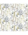 Summer Ferns Grey Mustard JRD50105W