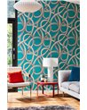 Twisted Geo Turquoise CEP50124W