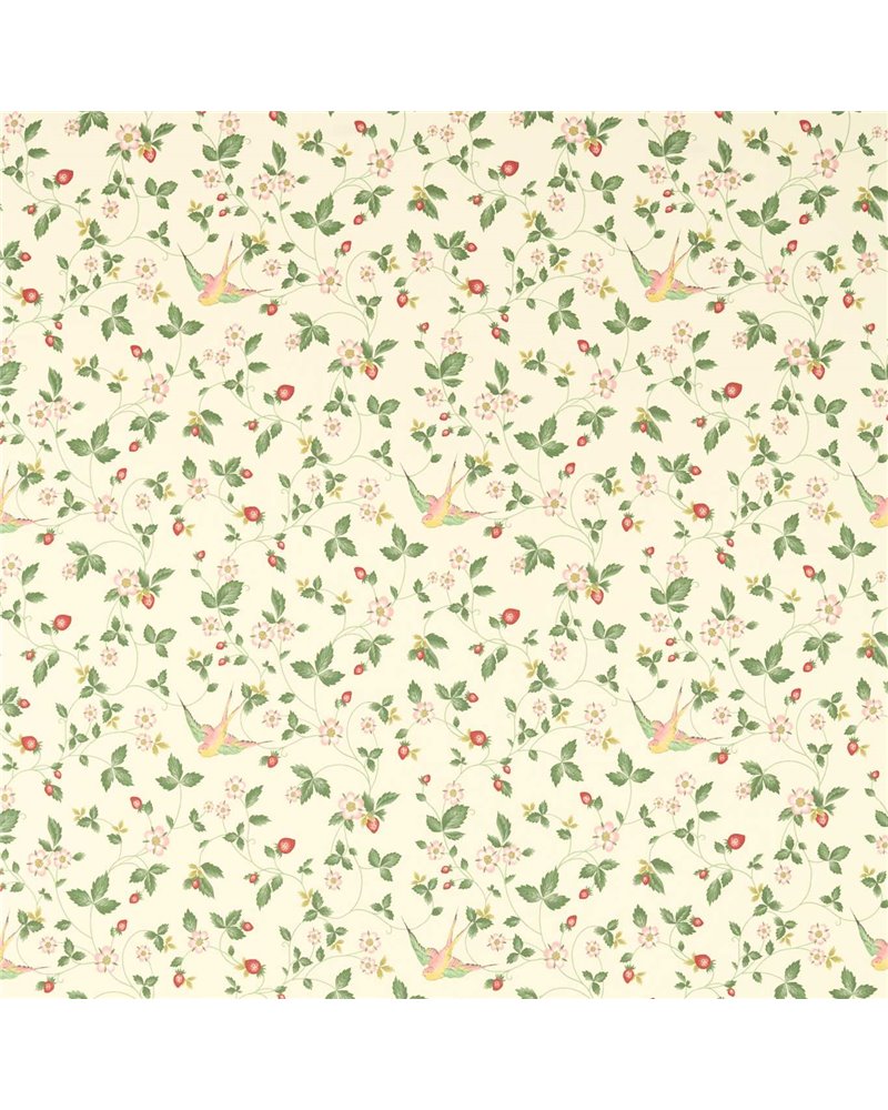 Wild Strawberry Ivory Linen F1606-03 Wild Strawberry Ivory Linen F1606-03