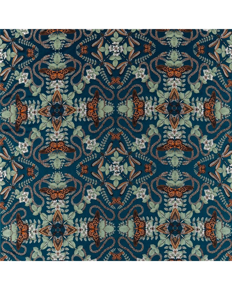 Emerald Forest Midnight Jacquard F1581-02 Emerald Forest Midnight Jacquard F1581-02