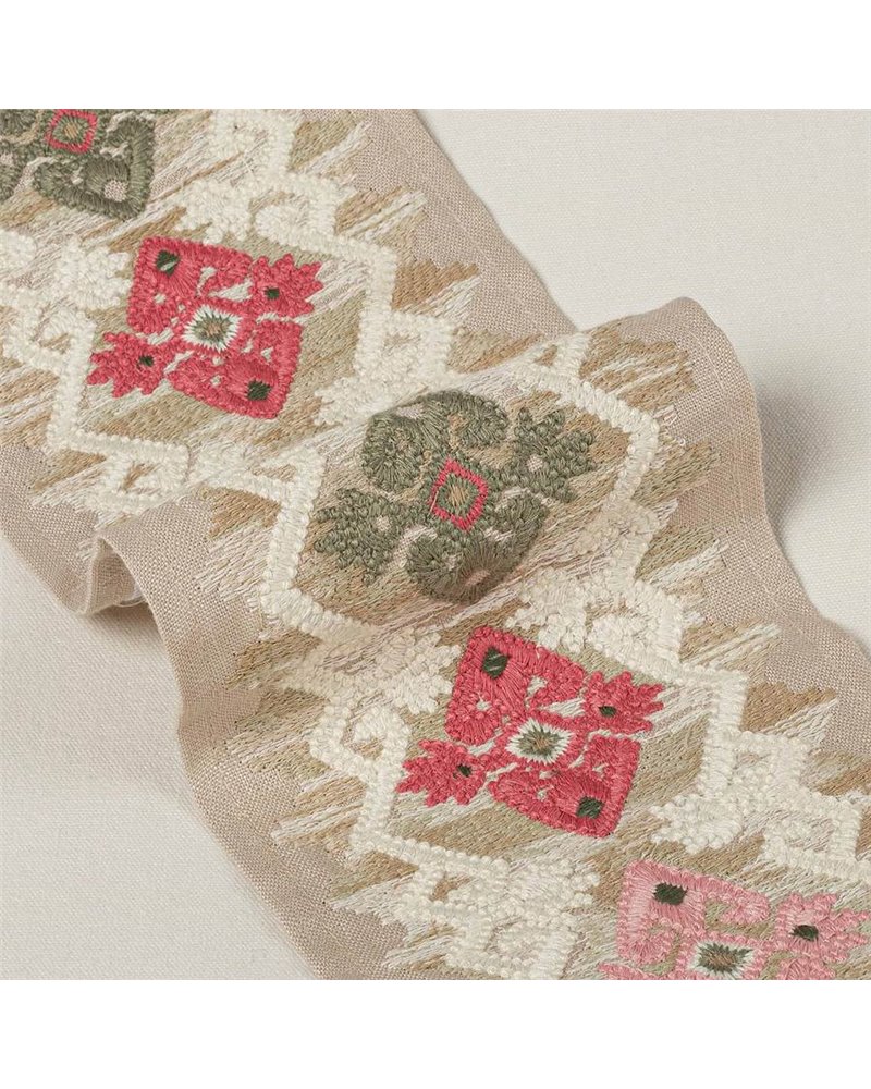 Corin Braid Pink Green 05450-01 Corin Braid Pink Green 05450-01