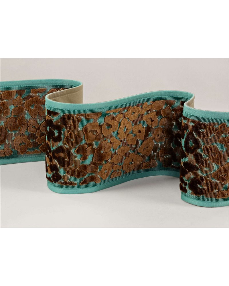 Leopard Velvet Braid Aruba T115-02 Leopard Velvet Braid Aruba T115-02