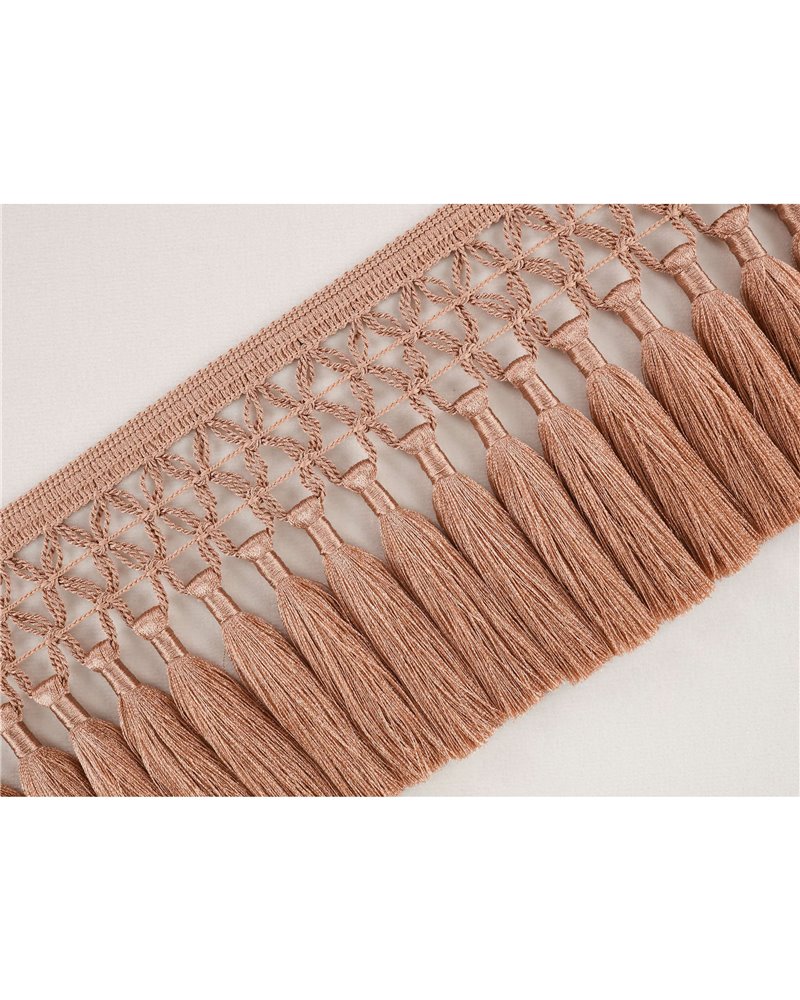 Trellis Fringe Vintage Rose T118-01