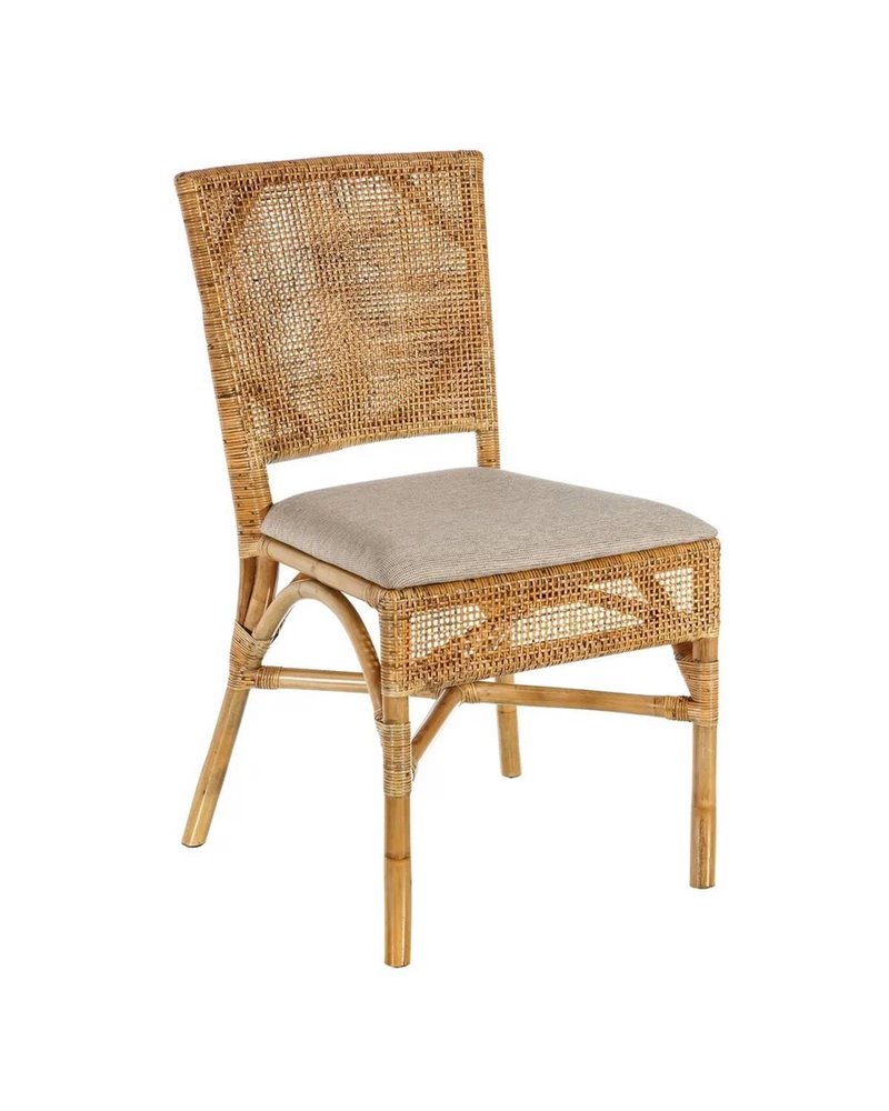 SILLA NATURAL RATTAN SALÓN 45 X 57 X 85 CM REF.105480 SILLA NATURAL RATTAN SALÓN 45 X 57 X 85 CM REF.105480