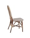 SILLA BEIGE-MARRÓN RATÁN 47 X 48 X 98,50 CM REF.152761